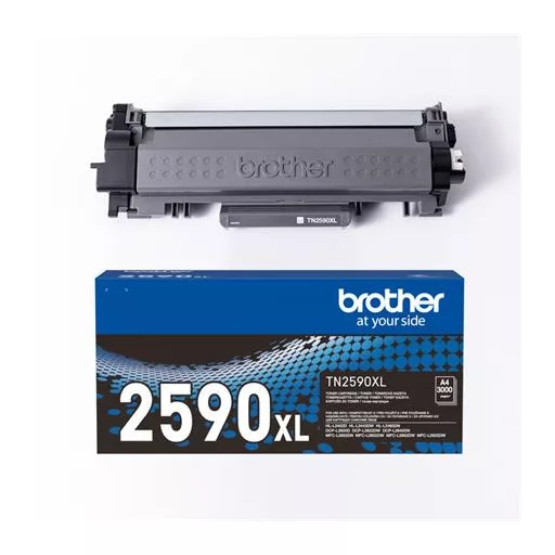 TN2590XL Lézertoner HL-L2402, DCP-L2622 nyomtatókhoz, BROTHER, fekete, 3k