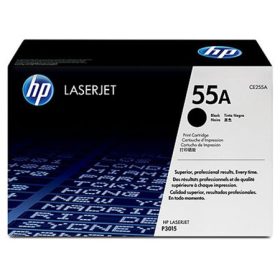   CE255A Lézertoner LaserJet P3015 nyomtatóhoz, HP 55A, fekete, 6k