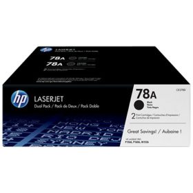   CE278AD Lézertoner LaserJet P1566, P1606 nyomtatókhoz, HP 78A, fekete, 2*2,1k