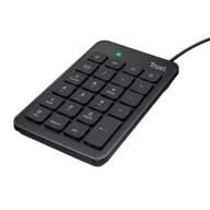   Numerikus billentyűzet, USB, TRUST "Xalas", fekete