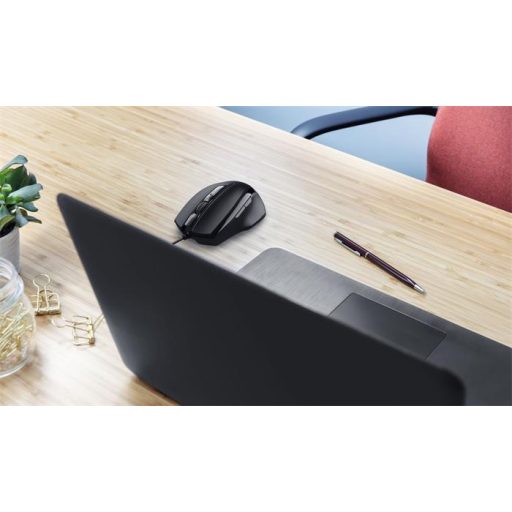 Egér, vezetékes, optikai, TRUST "Voca", fekete