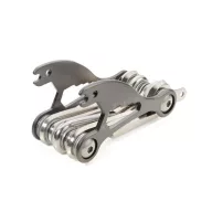   Szerszám kerékpárhoz, 18 funkció, TROIKA "Bike Multitool", ezüst