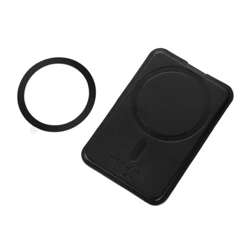 Multifunkcionális kártyatartó, 4 db-os, telefontartó, TROIKA "MagSafe", fekete