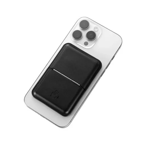 Multifunkcionális kártyatartó, 4 db-os, telefontartó, TROIKA "MagSafe", fekete