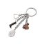 Kulcstartó, 4 charm dísszel, TROIKA "Horse"