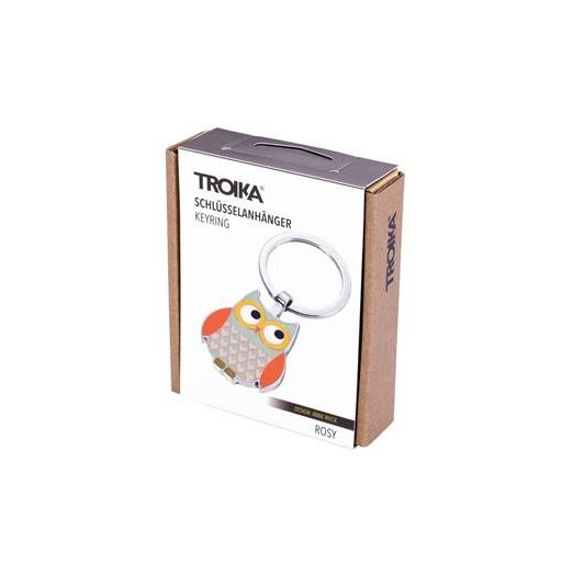Kulcstartó, TROIKA "Rosy", szürke
