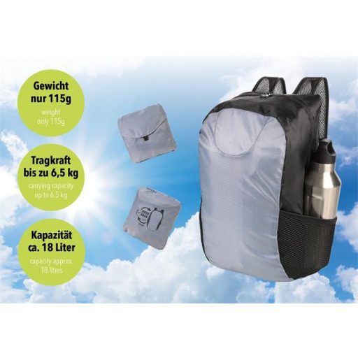 Hátizsák, összehajtható, TROIKA "Ruckzack"