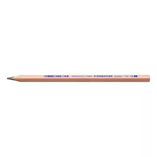 Grafitceruza, HB, háromszögletű, vastag, STAEDTLER "Noris® natural jumbo 119N"