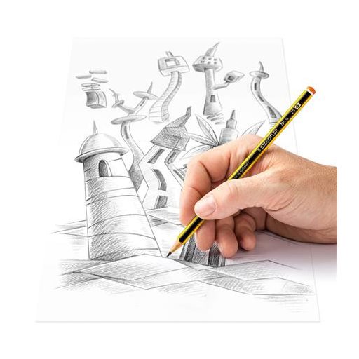 Grafitceruza, 2B, hatszögletű, STAEDTLER "Noris 120"