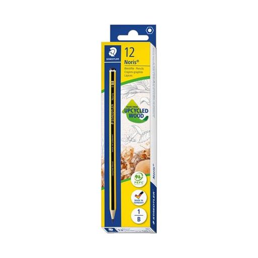 Grafitceruza, B, hatszögletű, STAEDTLER "Noris 120"