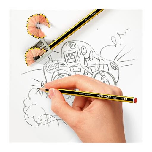 Grafitceruza, HB, hatszögletű, STAEDTLER "Noris 120"