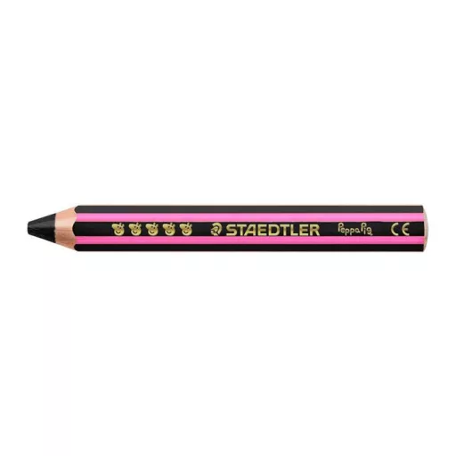 Színes ceruza készlet, hatszögletű, jumbo, STAEDTLER „Noris® junior 140", Peppa malac, 6 szín