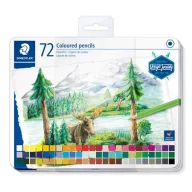   Színes ceruza készlet, hatszögletű, fémdobozos, STAEDTLER "146 C", 72 különböző szín