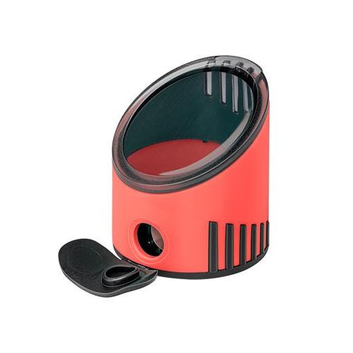 Grafitceruza készlet, hegyezővel, radírral, HB, STAEDTLER "Norix® 181", korall piros