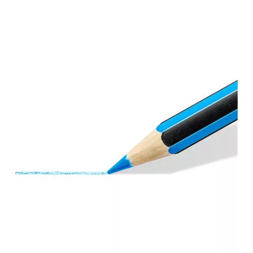 Színes ceruza készlet, hatszögletű, színezőfüzettel, STAEDTLER "Noris® Colour 185", 12 szín