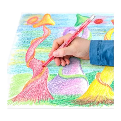 Zsírkréta, kitekerhető, STAEDTLER "Noris® 221", 24 különböző szín
