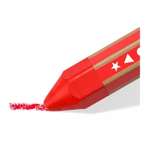 Zsírkréta, hatszögletű, jumbo, STAEDTLER „Noris® junior 224”, Peppa malac, 6 szín
