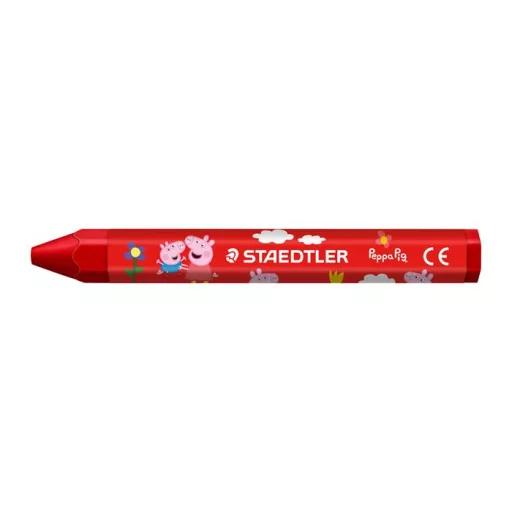 Zsírkréta, hatszögletű, jumbo, STAEDTLER „Noris® junior 224”, Peppa malac, 6 szín