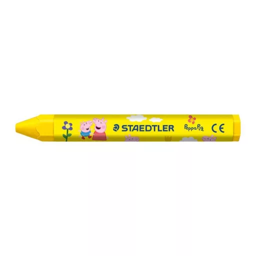 Zsírkréta, hatszögletű, jumbo, STAEDTLER „Noris® junior 224”, Peppa malac, 6 szín