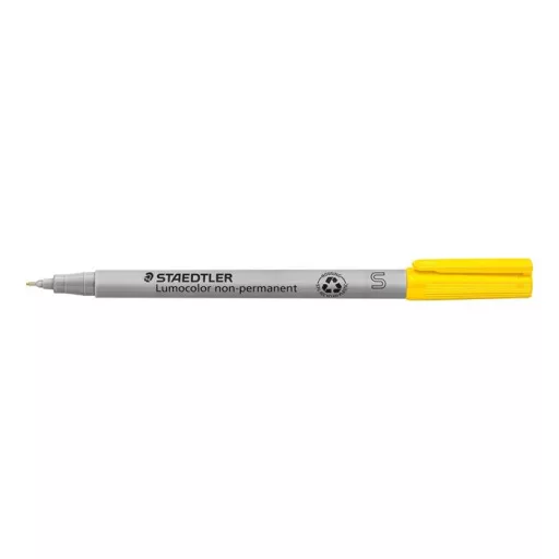 Alkoholmentes marker, OHP, 0,4 mm, STAEDTLER "Lumocolor® 311 S", sárga