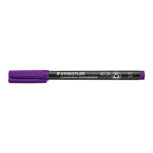 Alkoholos marker, OHP, 0,4 mm, STAEDTLER "Lumocolor® 313 S", lila