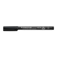   Alkoholos marker, OHP, 1-2,5 mm, STAEDTLER "Lumocolor® 314 B", fekete