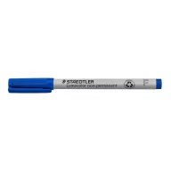   Alkoholmentes marker, OHP, 0,6 mm, STAEDTLER "Lumocolor® 316 F", kék