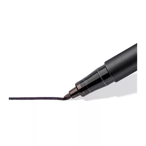 Alkoholos marker, OHP, 1 mm, STAEDTLER "Lumocolor® 317 M", fekete