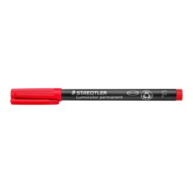   Alkoholos marker, OHP, 0,6 mm, STAEDTLER "Lumocolor® 318 F", piros