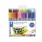 Filctoll készlet, 0,8/3,0 mm, kétvégű, STAEDTLER® "3200", 72 különböző szín