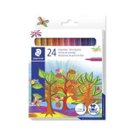   Filctoll készlet, 1 mm, STAEDTLER "325", 24 különböző szín