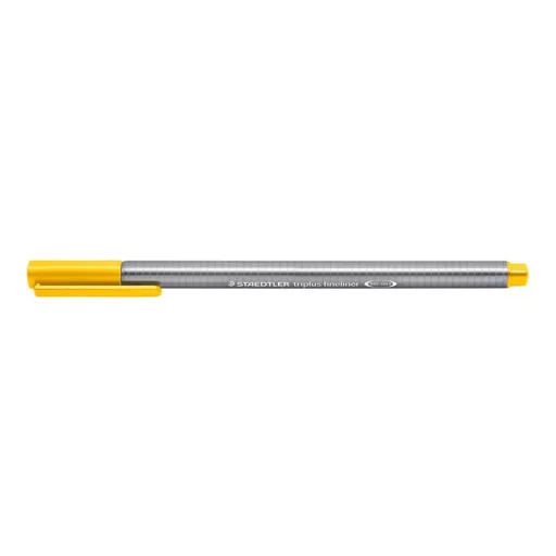 Tűfilc, 0,3 mm, STAEDTLER "Triplus 334", napsárga