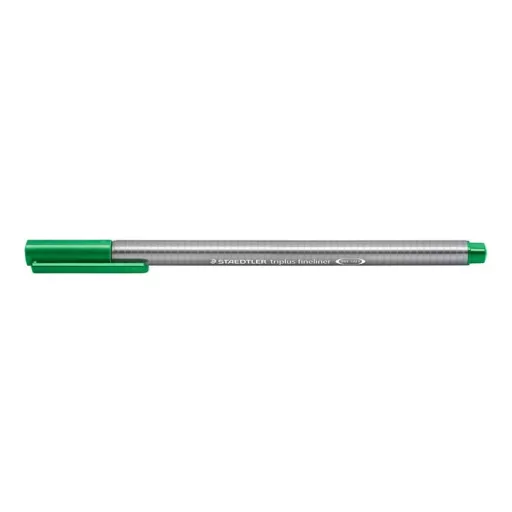 Tűfilc, 0,3 mm, STAEDTLER "Triplus 334", zöld