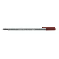   Tűfilc, 0,3 mm, STAEDTLER "Triplus 334", középbarna