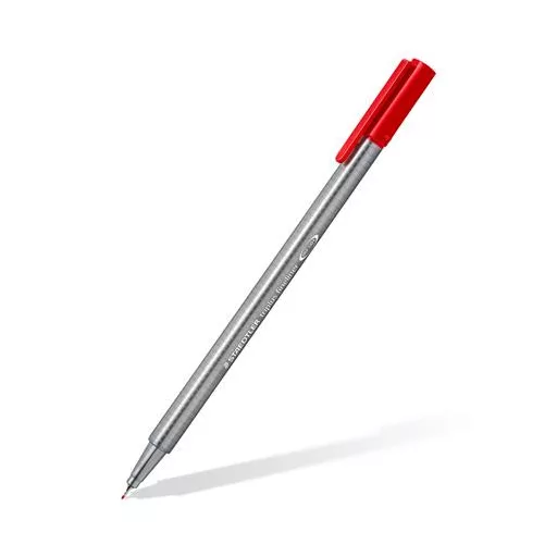 Tűfilc készlet, 0,3 mm, STAEDTLER "Triplus 334", 20 különböző szín
