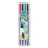Tűfilc készlet, 0,3 mm, STAEDTLER "Triplus 334", 4 különböző szín