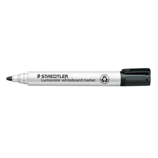 Táblamarker, 2 mm, kúpos, STAEDTLER "Lumocolor® 351", fekete