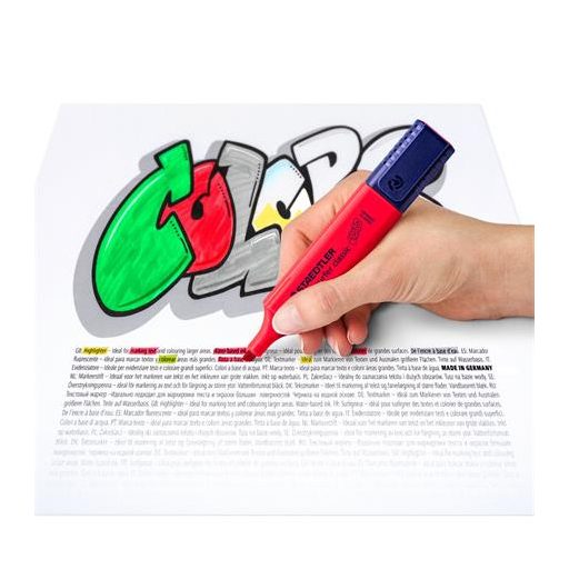 Szövegkiemelő, 1-5 mm, STAEDTLER "Textsurfer Classic 364", piros