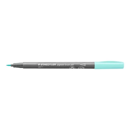 Ecsetirón készlet, STAEDTLER "Pigment brush 371", 12 különböző pasztell szín