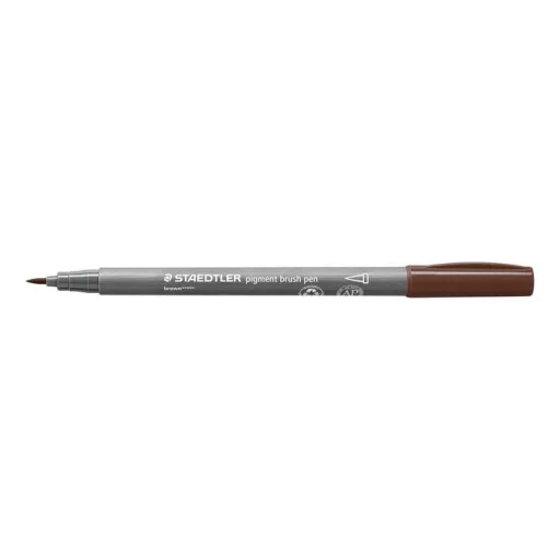 Ecsetirón készlet, STAEDTLER "Pigment brush 371", 24 különböző szín