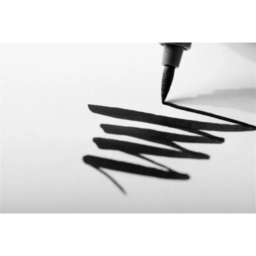 Ecsetirón készlet, STAEDTLER "Pigment 372", 6 különböző fekete és szürke árnyalat