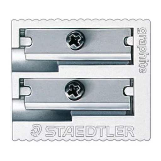 Hegyező, kétlyukú, fém, STAEDTLER "510 20"