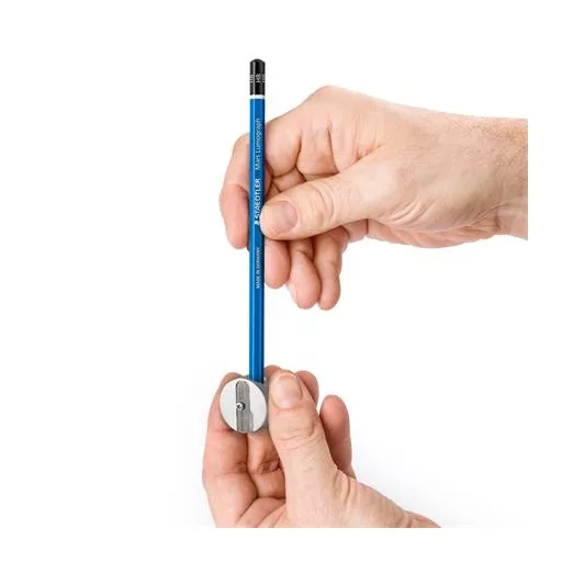 Hegyező, kétlyukú, fém, STAEDTLER "510 25"