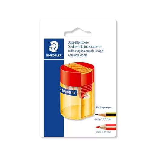 Hegyező, kétlyukú, STAEDTLER "511 006", vegyes színek