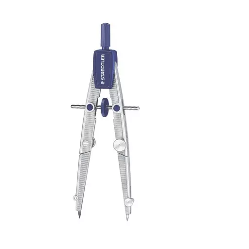 Körző készlet, precíziós, 3 darabos, STAEDTLER "Noris 550 01/02"