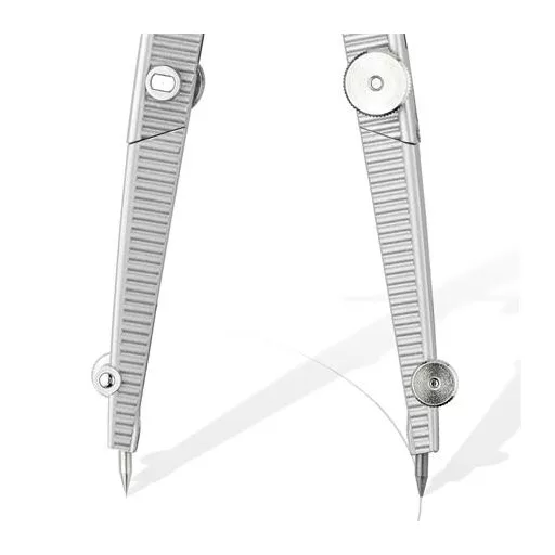 Körző készlet, precíziós, 4 darabos, STAEDTLER "Noris 550 02"