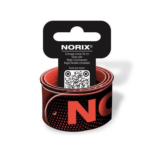 Vonalzó, rugalmas, csuklóra pattintható, 30 cm, STAEDTLER, "Norix® 565"