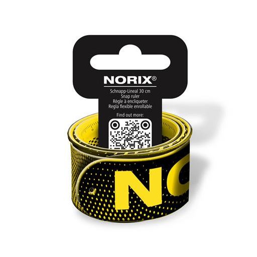 Vonalzó, rugalmas, csuklóra pattintható, 30 cm, STAEDTLER, "Norix® 565"