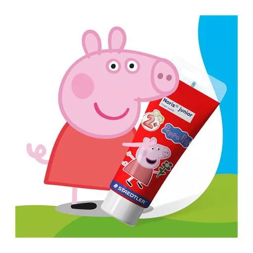 Ujjfesték, STAEDTLER "Noris® Junior 8814", Peppa malac, 4 szín