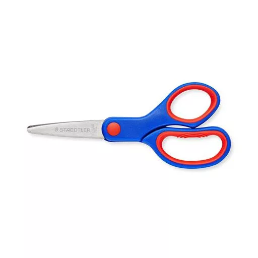 Olló, iskolai, 14 cm, STAEDTLER "Noris 965", kék
